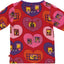 Long-sleeved blouse with hearts