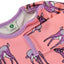 Long-sleeved bodysuit with deer