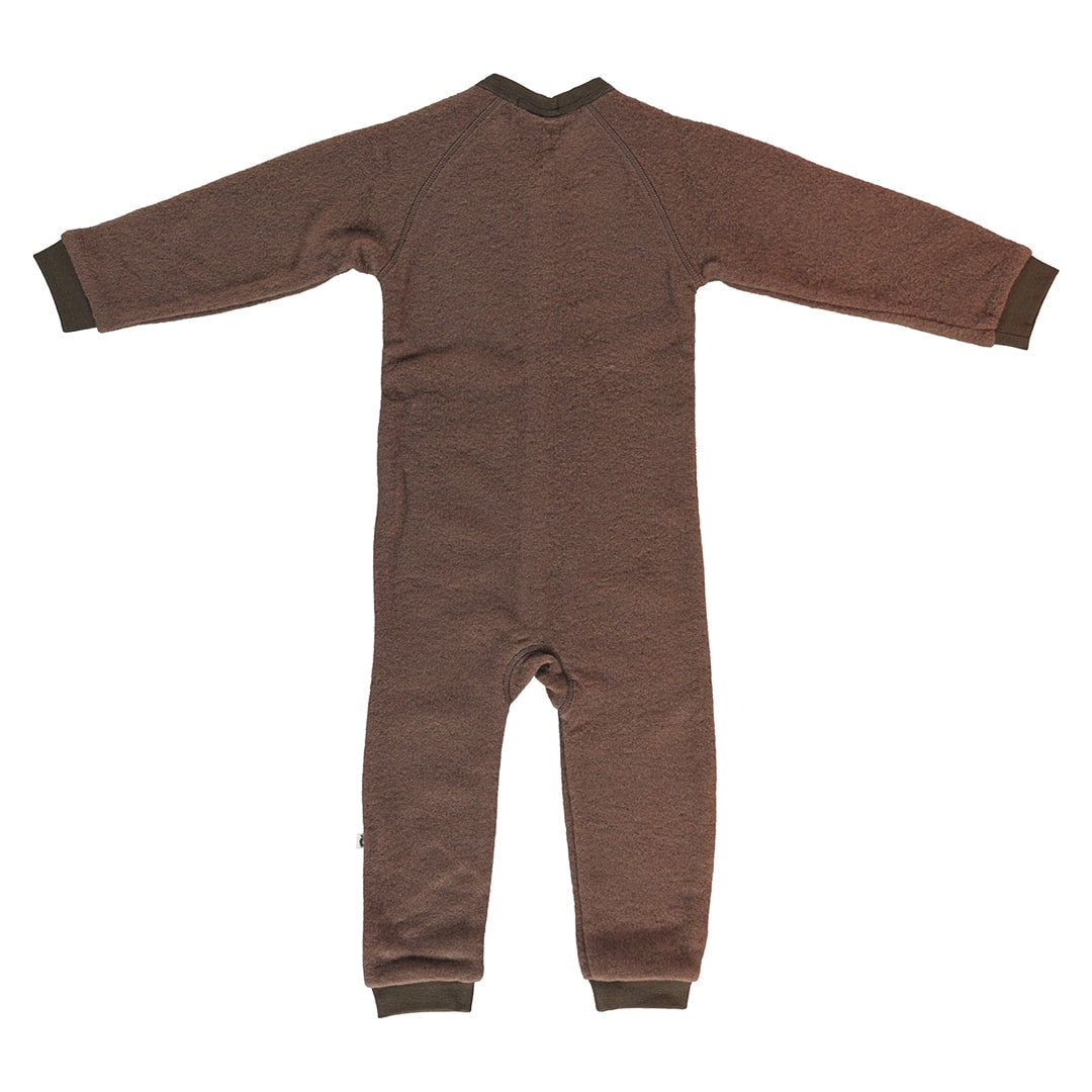 Wool suit in thick wool fleece