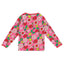 Long-sleeved blouse with strawberries