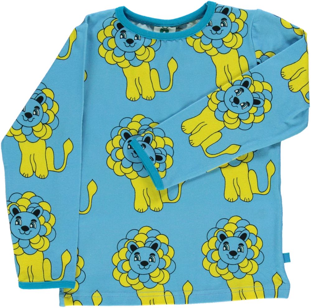 Long-sleeved t-shirt lion print