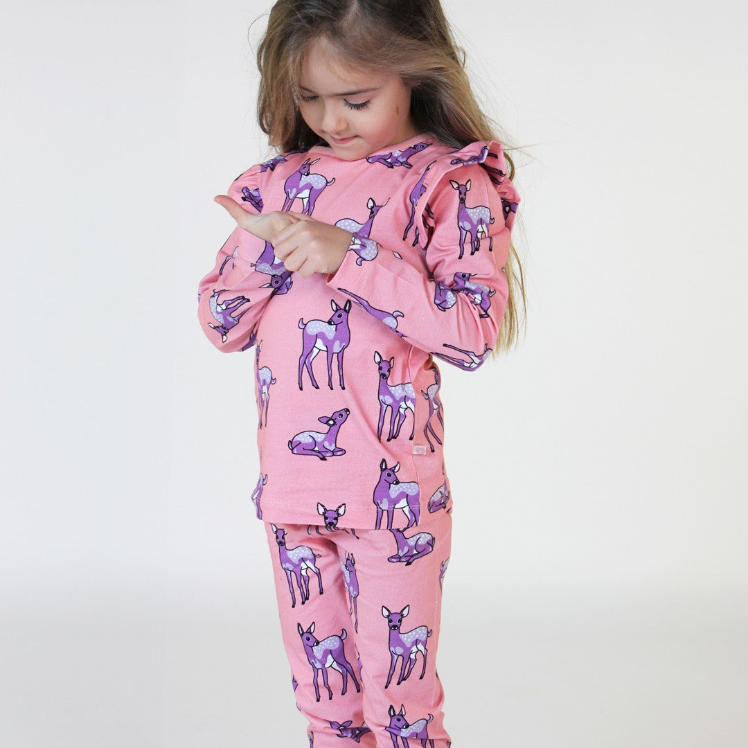 Deer leggings for children