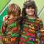 Long-sleeved t-shirt with dinosaur print