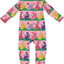 Long-sleeved all-in-one with rabbits
