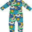Long-sleeved jumpsuit with night landscape