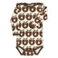 Wool blend bodysuit with apples