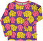 Long-sleeved blouse with elephants