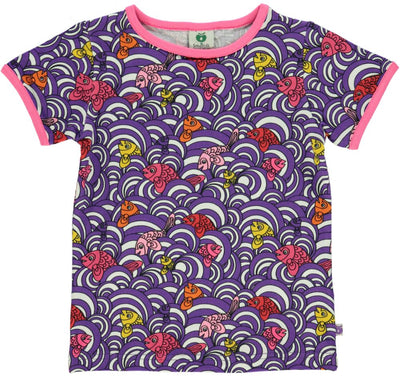 T-shirt med fisk