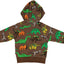 Sweatshirt With Zipper, Dinosauer