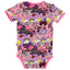 Short-sleeved bodysuit with farm