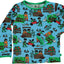 Long-sleeved top with garden