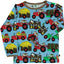 Long-sleeved blouse with a tractor