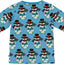 Long-sleeved blouse with snowmen
