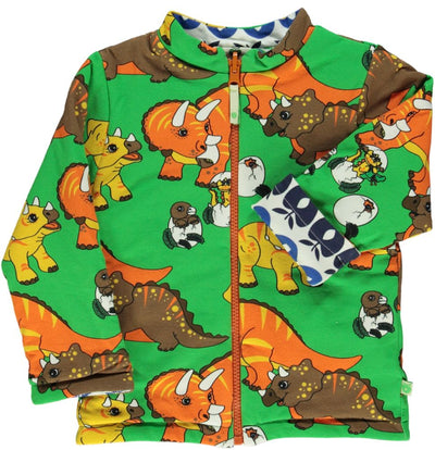 Reversible padded dinosaur jacket