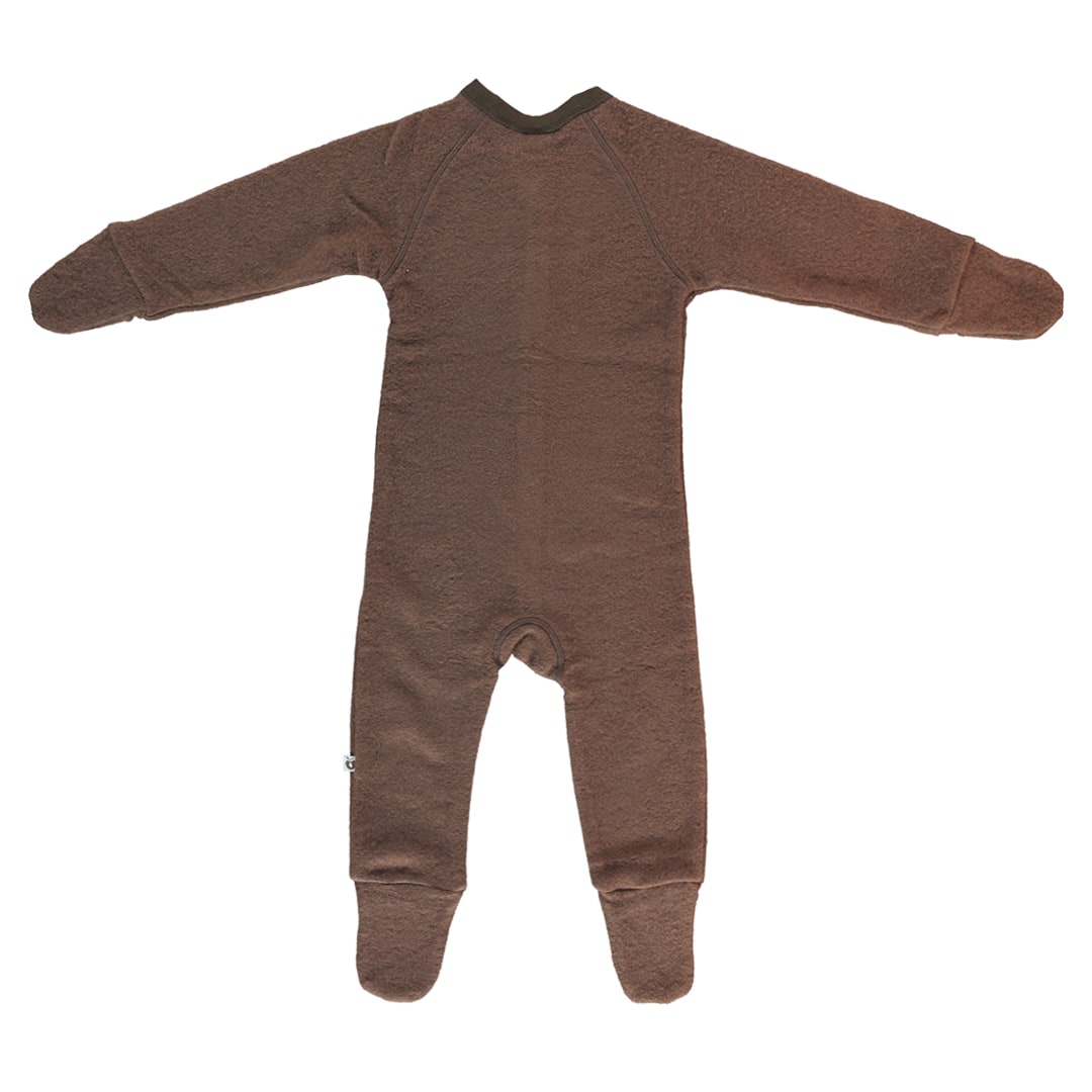 Wool suit in thick wool fleece