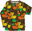 Long-sleeved top with rabbits and hedgehogs
