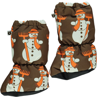 Booties with snowmen