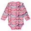 Long-sleeved bodysuit with horses