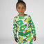Long-sleeved shirt with crocodiles