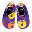 Swim shoes with retro apples