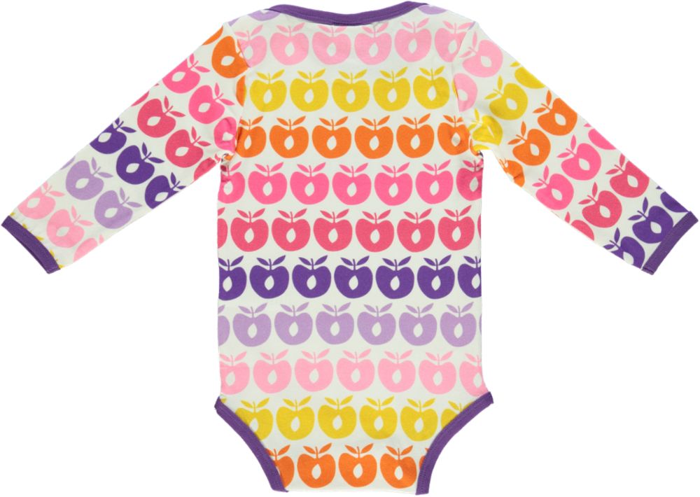 Long-sleeved body with mini apples