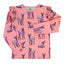Long-sleeved blouse with deer