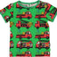 T-shirt with fire trucks