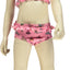 Kids' bikini with ruffles and ocean world print