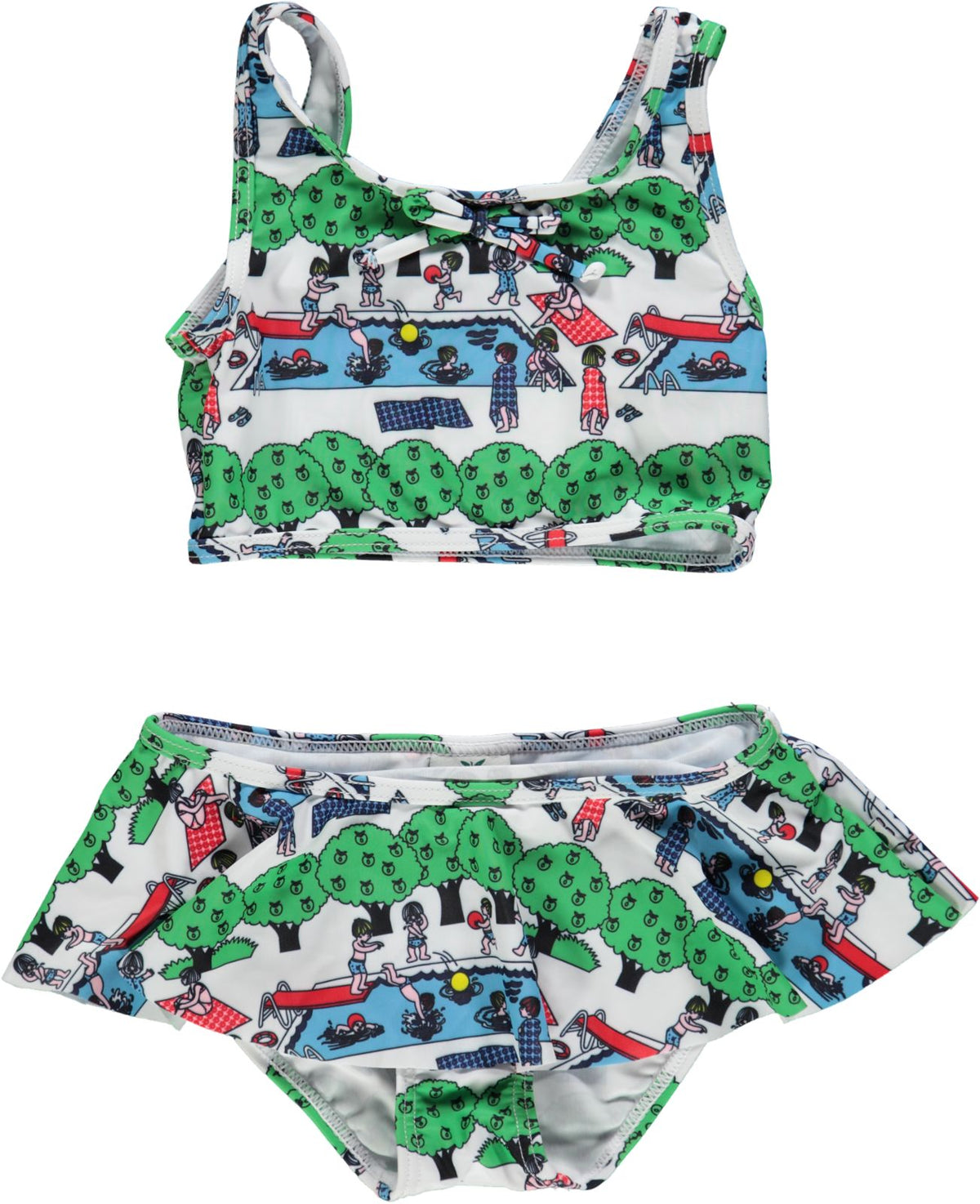 Kids' bikini with swimming pool