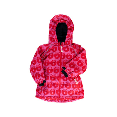 Winter jacket with apples