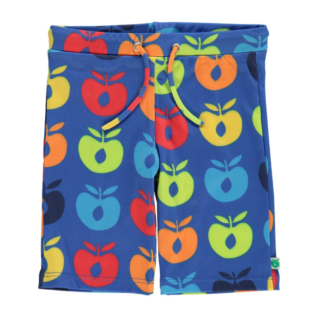 UV50 Swim Trunks with Retro Apples