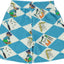 Harlequin-patterned shorts