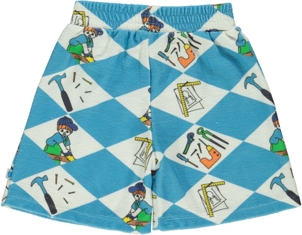 Harlequin-patterned shorts