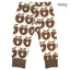 Wool blend leggings with apples