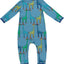 Long-sleeved all-in-one with giraffes