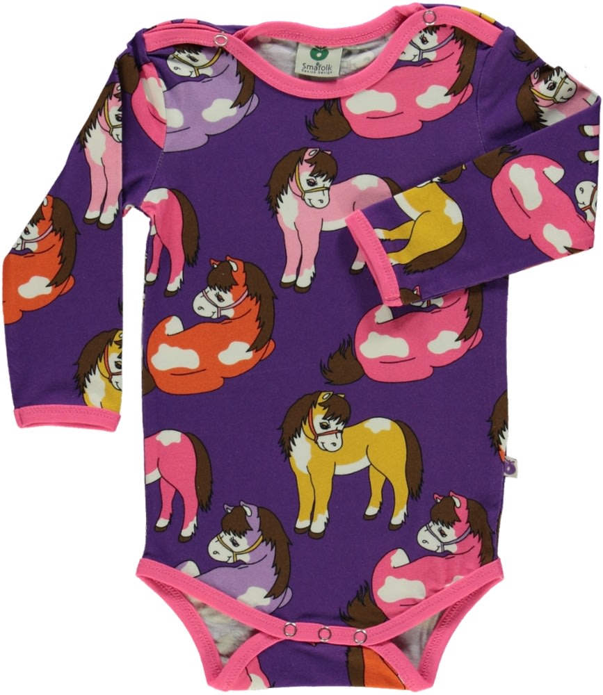 Long-sleeved horse bodysuit