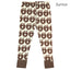 Wool blend leggings with apples