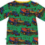 Long-sleeved shirt with combine harvesters