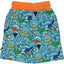 Shorts with fish