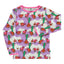 Long-sleeved blouse with birds