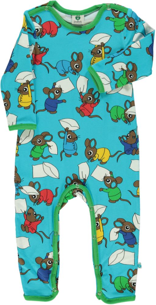 Long-sleeved all-in-one with mice
