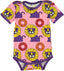 Short-sleeved bodysuit with lions
