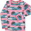 Long-sleeved t-shirt with swan print