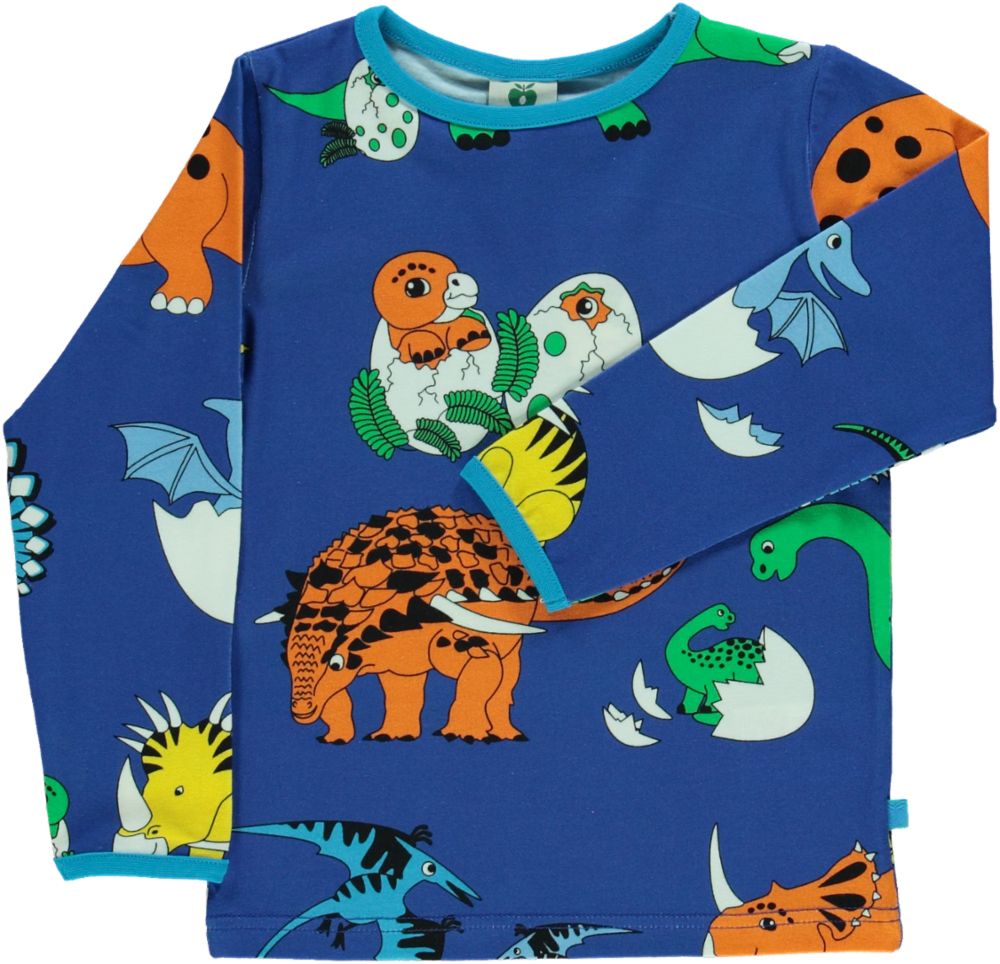 Long-sleeved dinosaur top