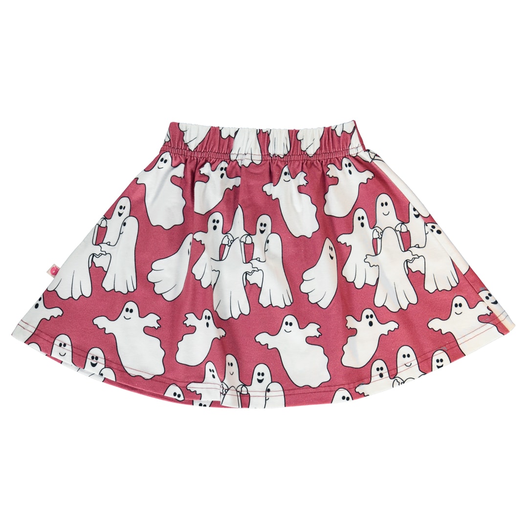 Skirt with ghosts
