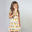 Short-sleeved dress with ice cream