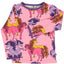 Long-sleeved top with horses
