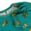 Long-sleeved bodysuit with autumn leaves