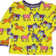 Long-sleeved blouse with horses