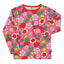 Long-sleeved blouse with strawberries
